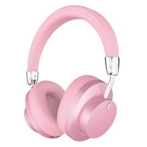 Wireless Bluetooth Headphones for Kids with 30H Battery Life, 85dB Safe Volume Limit, Built-in Microphone - Kids On-Ear Earphones for iPhone, iPad, & More - Purple w/Case