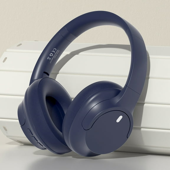 Wireless Bluetooth Headsets QTOCIO Head Mounted Wired And Wireless Double Mode Foldable Soft Headband Low Latency High Battery 5.3 Sports Gaming Bluetooth Headphones