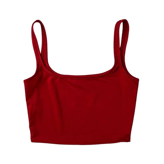 Clothing 2025 Women's Cami with Built-in Shelf Bra, Stretch Cotton Camisole, Adjustable Straps