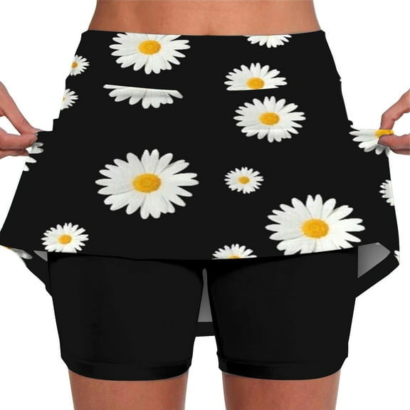 Clothing 2025 Women's High Waisted Tennis Skirts Tummy Control Pleated Golf Shorts Skirts for Women with Shorts Pockets Navy Tennis Skirts for Women