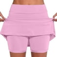 thumbnail image 1 of Clothing 2025 Women's High Waisted Tennis Skirts Tummy Control Pleated Golf Shorts Skirts for Women with Shorts Pockets Navy Tennis Skirts for Women, 1 of 8