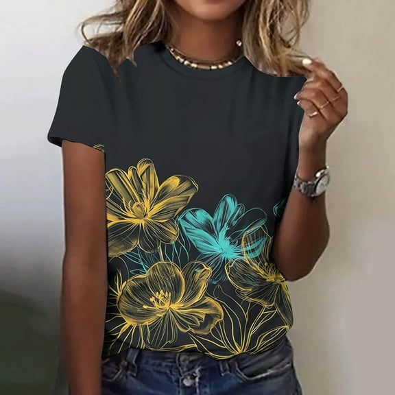 Women's Short Sleeve T Shirts for Tall Woman Womens T Shirts Summer Oversized Graphic Tshirts Shirts