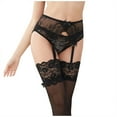 thumbnail image 1 of 2025 Womens Sheer Garter Belt PantyhoseSheer Garter Belt & Stocking Set, 1 of 8