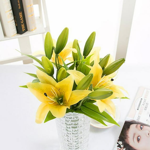 YANHAIGONG Artificial Outdoor Flowers Fake Flowers Green Shrubs Garden Porch