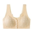 thumbnail image 1 of Summer Savings Clearance! Yievot Women's Perfect T-Shirt Bra, Full Cover Lightly Push Up Comfort Seamless Women V Neck Bralette Bra, 1 of 2