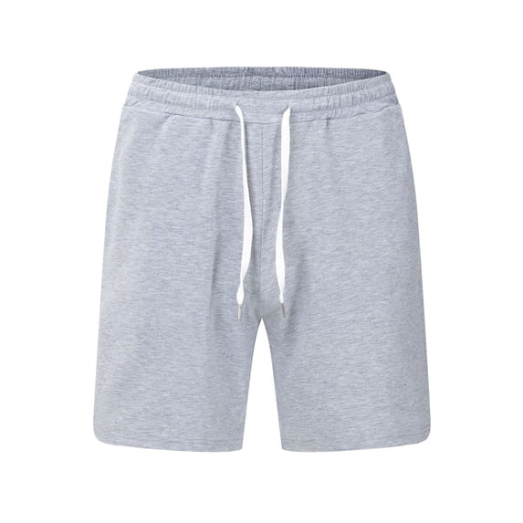 ZVNAΖH Mens Regular Fit Casual Solid Drawstring Waist Shorts Lightweight Quick Dry Athletic Gym Running Shorts