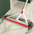 thumbnail image 1 of karymi Multifunction Squeegee Besom for Floor - Sweeping Besom with Detachable, Stainless Steel Handle - Clean Liquid, Food Mess, Pet Hair Remover Back to College, 1 of 8