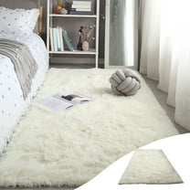 karymi Soft Area Rugs for Bedroom, 63x60 Inches Rug, Shag Rugs for Living Room, Carpet for Kids Girl Room, Indoor Throw Rug Living Room Rug Room Decor Home Essentials