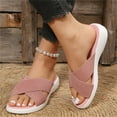thumbnail image 1 of loopsun Summer Sandals for Womens,Womens Sandals,Women's Flat Shoes Ladies Beach Sandals Summer Non-Slip Causal Slippers, 1 of 5