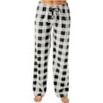 thumbnail image 1 of yievot Women's Plaid Pajama Pants Christmas Drawstring Lounge Sleep Pants Soft PJ Bottoms with Pockets, 1 of 5