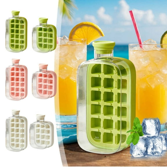 Summer Savings Cool Curling Portable Straw Ice Press Ice Film With Ice Box Ice Fast