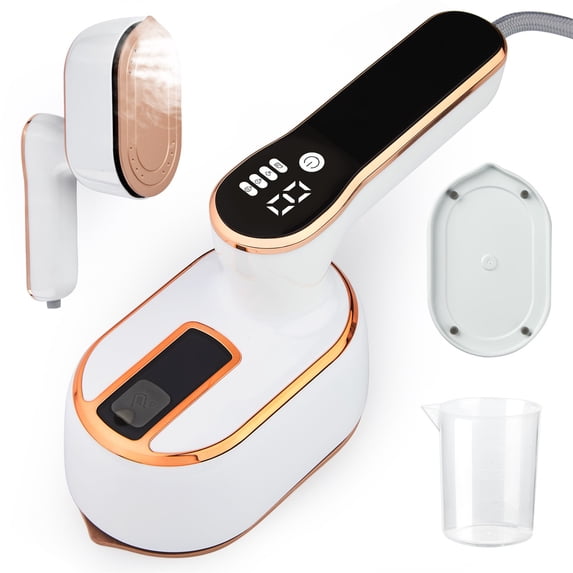 Summer Digital Display Clothes Iron,Mini Steam,Travel Garment Steamers,Portable Iron Hanging Ironing Machine,Handheld Electric Iron,Mini Steam Garment Steamer for Home Travel Business