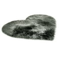 thumbnail image 1 of Summer Savings!Fluffy Heart Rug,Heart Shaped Rugs for Bedroom,Small Aesthetic Carpet Girls,Cute Shaggy Floor Mirror Mat,Non Slip Furry Throw Rug for Living Room Bedside,Pad Sofa Floor Mat (11 x 15"), 1 of 2