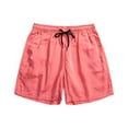 thumbnail image 1 of HOOMEUMY Men's Summer Beach Shorts Quick Dry Lightweight Sports Running Gym Workout Shorts with Pockets Watermelon Red 18, 1 of 2