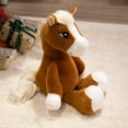 thumbnail image 1 of Summer Horse Stuffed Animal, Super Soft Plush Horse, Easter Gift for All Ages, Cute Stuffed Horse Gifts for Girls, Boys, Realistic Horse for Toddler, Kids, and Adults, 1 of 2
