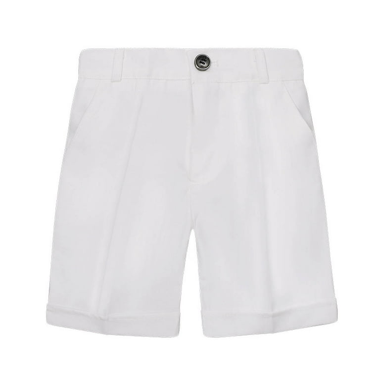 Boys white athletic shorts on sale