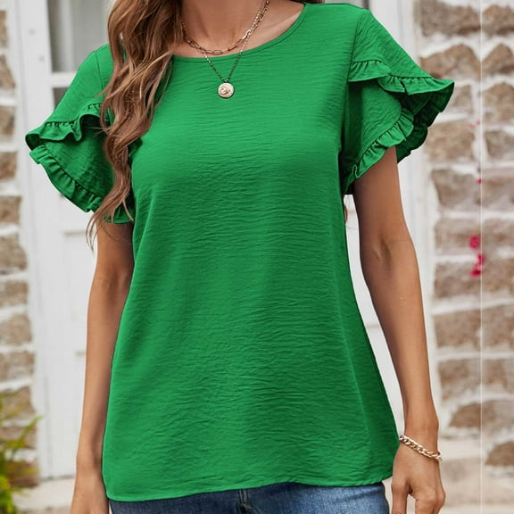 LADIGASU Women's Round Neck Solid Color Hollow Out Sunscreen Knitted Sweater Cover Up Sleeveless Top