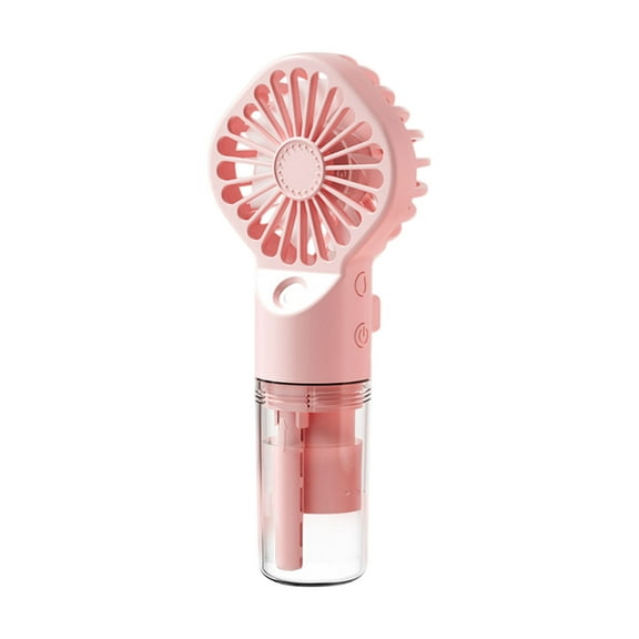 Summer Savings! LHNFT Handheld Misting Fan, 2 in1 Portable Fan, Mini Fan with USB-C Rechargeable Battery Operated and 4 Adjustable Speed 4-12 Working Hours