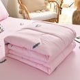 thumbnail image 1 of Summer Savings Lightweight Summer Comforter Hypoallergenic Machine Washable Budget-Friendly Summer Bedding Perfect for Bed Couch Sofa Breathable Soft Lightweight Silk Smooth, 1 of 6