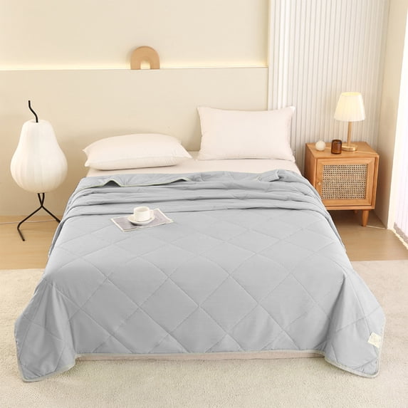 Summer Savings Lightweight Summer Comforter Hypoallergenic Machine Washable Budget-Friendly Summer Bedding Perfect for Bed Couch Sofa Summer Ice Comforter