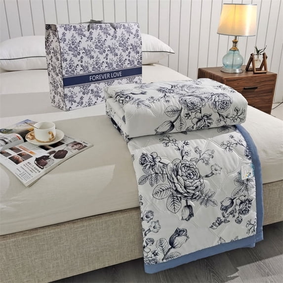 Summer Savings Lightweight Summer Comforter Ice Cold Touch Fabric Lightweight Breathable Blanket Budget-Friendly Summer Bedding Ultra-Soft Breathable Microfiber Tod-dler