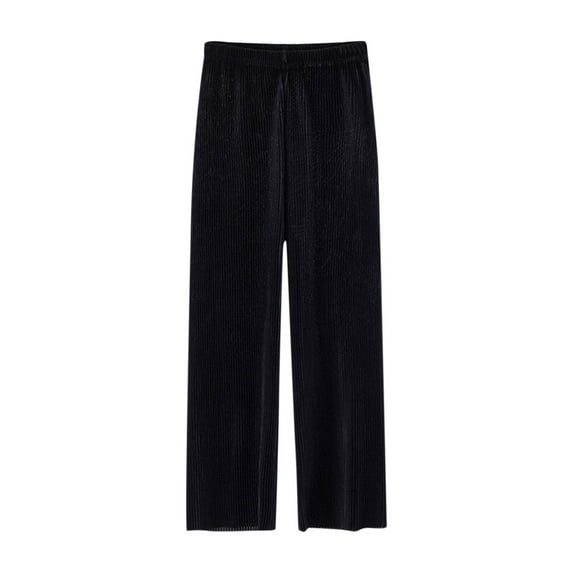 Loopsun Boys Girls Casual Pants, Fashionable Girls Children Solid Straight Pants Casual Outwear Pants Black 7-8 Years