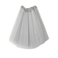 thumbnail image 1 of Loopsun Girls Skirts, Children and Girls Solid Color Dance Dress Skirt Gray Free Size, 1 of 3