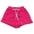 thumbnail image 1 of Loopsun Toddler Summer Shorts, Child's Summer Solid Boys And Girls Kids Botton Short Pants Hot Pink 8-9 Years, 1 of 3