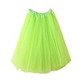 thumbnail image 1 of Lovzfmll Skirts for Women, Womens Pleated Gauze Short Skirt Adult Dancing Skirt Mint Green US, 1 of 3