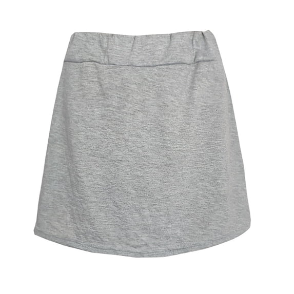 Lovzfmll Slip Skirts for Women, Women's Layered Tiered Sheer Shirt Extender Extender Half Slip Plus Size Skirt Gray One Size