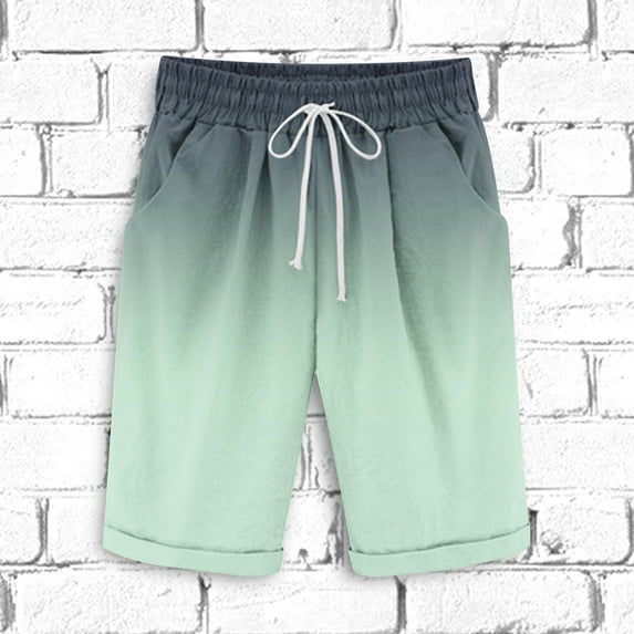 MELDVDIB Men's Shorts Summer Casual Beach Board Shorts Drawstring Elastic Waist Athletic Running Shorts with Pockets, Army Green 4XL