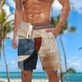 thumbnail image 1 of MELDVDIB Mens Swim Trunks Big & Tall Bathing Suit Lightweight Elastic Waist Drawstring Hawaiian Swimwear Shorts Summer Casual Beach Board Shorts, 1 of 5