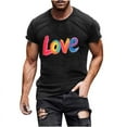 thumbnail image 1 of Men Short Sleeve Tops Men Summer Tops Plus Size Round Neck Printed Tshirts for Men Graphic Men Shirts Fashion Gifts, 1 of 4
