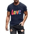 thumbnail image 1 of Mens Short Sleeve Tshirts Men's Summer Tops Casual Crewneck Floral Tops for Men Y2k Men Shirts Loose Fashion Gifts, 1 of 4