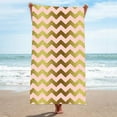thumbnail image 1 of Summer Savings! Microfiber Thin Lightweight Beach Towel, 1PC 63*32In Unique Pattern Sand Free Quick Dry Absorbent Compact Towels for Swimming Pool Camping Beach, Summer Vacation Essentials Gift, 1 of 7