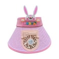 thumbnail image 1 of Miqool Kids Boys Girls Sun Visor Hat with Built-in Fan UPF 50+ Sun Protection Hat Wide Brim Visors Fan Caps for 3-16Y, 1 of 3