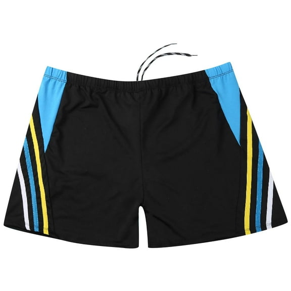 Miqool Men's Swim Jammers Rash Guards Quick-Drying Swim Shorts Square Leg Water Sports Swimsuit Bottoms Swim Trunks