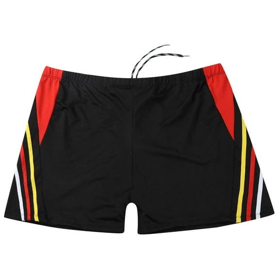 Miqool Men's Swim Jammers Rash Guards Quick-Drying Swim Shorts Square Leg Water Sports Swimsuit Bottoms Swim Trunks