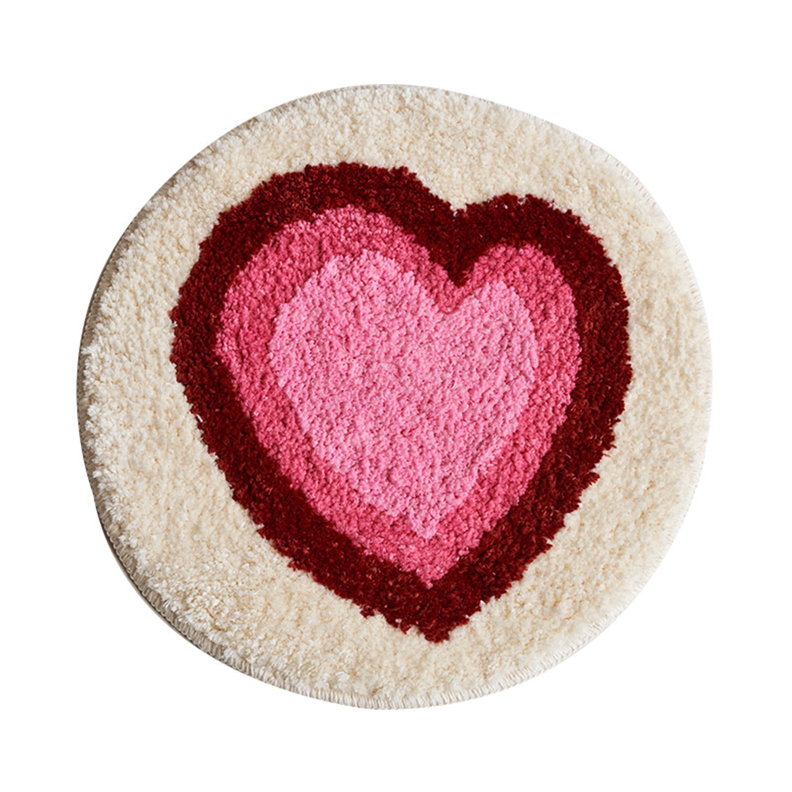 Spring Savings! Outoloxit Valentine's Day Cushion Shaggys Rugs Love