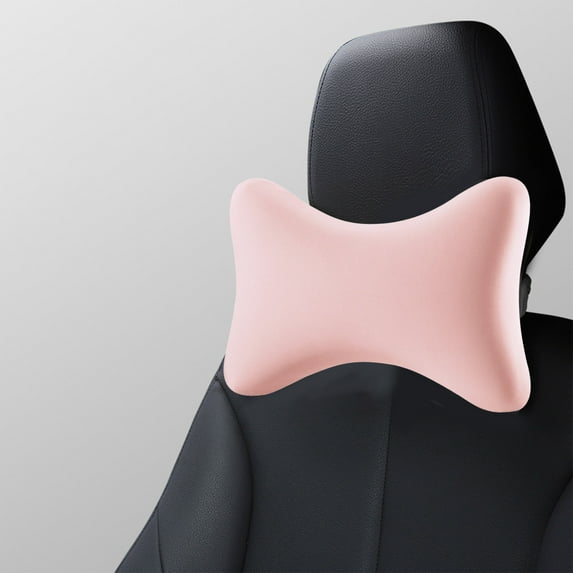 PRETXORVE Pillow, Ice Silk Home Office Duple-Use Foam Recliner Small Pillow Neck Headrest Chair Pillow Car Seat Cervical Pillow Cushion Neck Protection