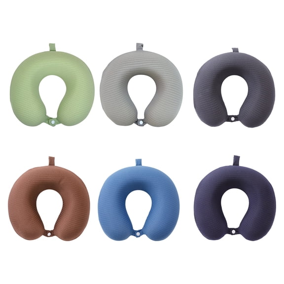 Summer Savings! PRETXORVE U-shaped Pillow Foam Summer Ice Silk Cervical Pillow Ice Silk Slow Office Neck Pillow Nap Pillow