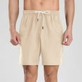 thumbnail image 1 of Rciityk Khaki Men's Shorts - 5 inch Workout Athletic Shorts - Summer Casual Beach Shorts - Drawstring Running Sports Shorts with Pockets, 1 of 6