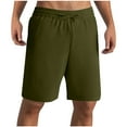 thumbnail image 1 of Rciityk Mens Workout Athletic Shorts Summer Casual Solid Color Elastic Waist Drawstring Shorts 5 inch Quickly Dry Running Shorts with Pockets, 1 of 5