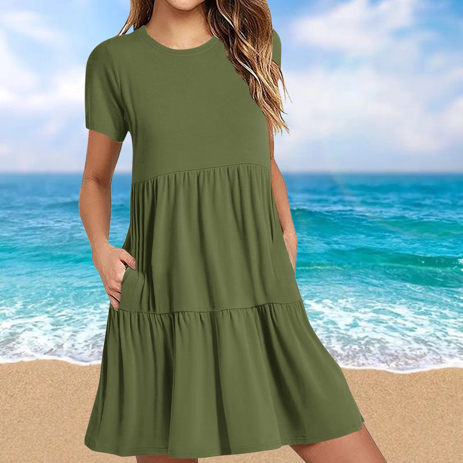 petal and pup denim dress Francis Long Sleeve Mini - Blue Color:LIGHT PINK ankle boot Hello Kity Inspired Dress