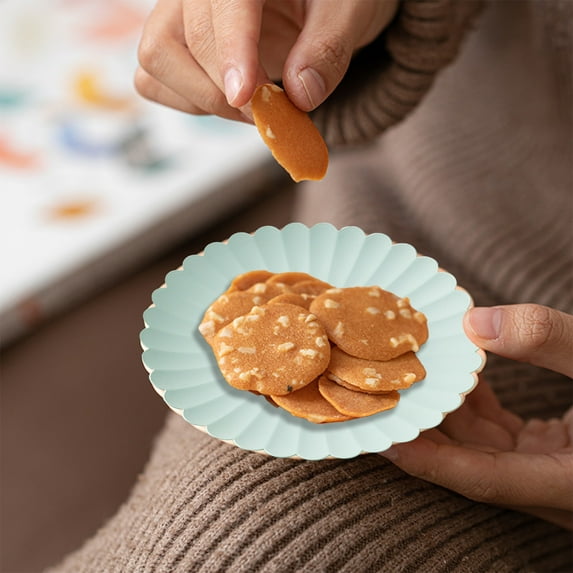 Summer Savings! Serving Tray, InsCrazy Flower Shaped for Kitchen and Dining Versatile Snack and Dessert Serving Tray 2Pcs