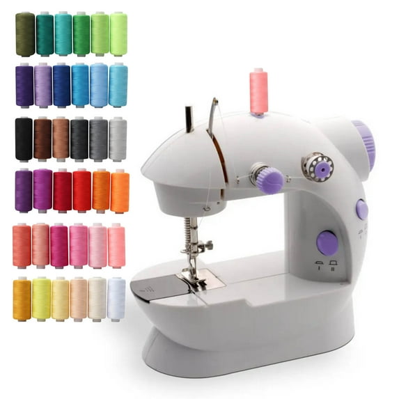Summer Savings,Sewing Thread 36 Colors, Industrial Machine & Hand Stitching, Cotton, 6 Color/pack, Multi-Purpose, Durable, Embroidery, Quilting, Craft, DIY, Machine Thread,Topliu