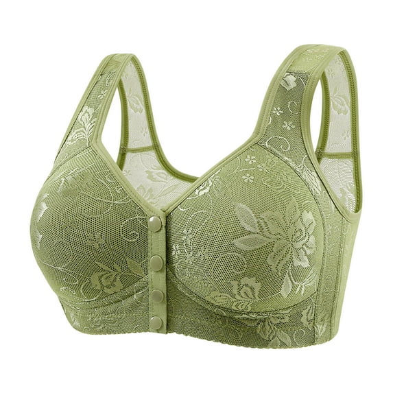 Summer Savings!Sheghy Comfort Bras underwear for Women Breathable High Support Bras,Green-2 XL
