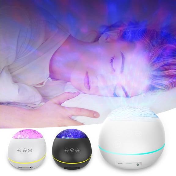 Summer Savings Skegnu Stereo for Home Projection Night Light Multi-function Bluetooth Audio Colorful Lights for Parties/Outdoor/Camping/Cars