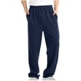 thumbnail image 1 of Summer Savings! Stamzod Men's Oversize Sweatpants Clearance Solid Loose Elastic Waist Athletic Causal Pants With Pocket For Workout Jogging Running, 1 of 5