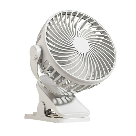 Stay Cool Anywhere With Our 3-Speed Multi-functional Clip-on Desk Fan - A Portable And Rechargeable Must-have For Office Dorms And Study, Bedside Fan